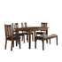 6PC PACK DINETTE SET, ESPRESSO 5511