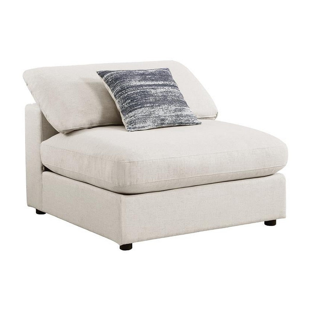 Serene 4-piece Upholstered Modular Sectional Beige 551321-SETA