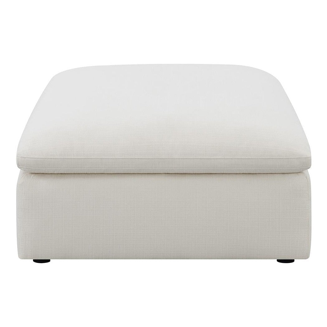 Hobson Cushion Seat Ottoman Off-White 551453