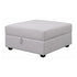 Cambria Square Storage Ottoman Grey 551513