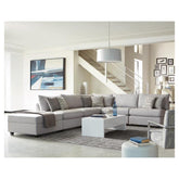 Cambria Square Storage Ottoman Grey 551513