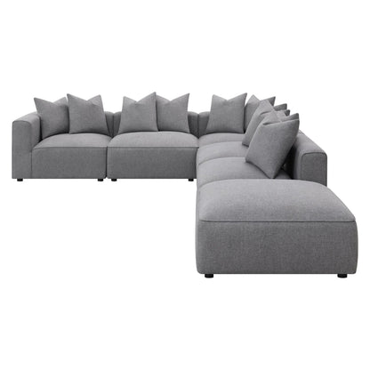 Jennifer 6-piece Tight Seat Modular Sectional Grey 551594-SET