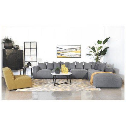 Jennifer 6-piece Tight Seat Modular Sectional Grey 551594-SET