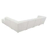 Sunny 6-piece Upholstered Sectional Natural 551621-SET