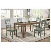 SIDE CHAIR, TEAL SAND THRU 5516TLS