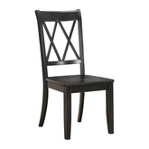 5PC SET (TABLE + 4 SIDE CHAIRS) 5516-66*5BKS