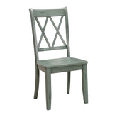 SIDE CHAIR, TEAL SAND THRU 5516TLS