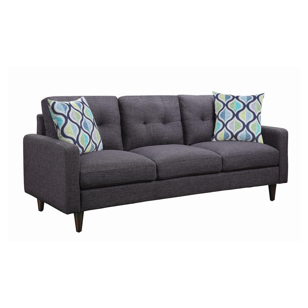 Watsonville Tufted Back Sofa Grey 552001