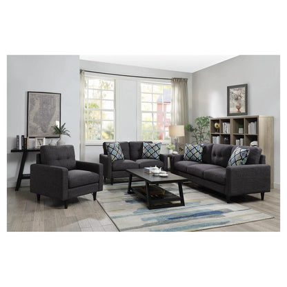 Watsonville Tufted Back Sofa Grey 552001