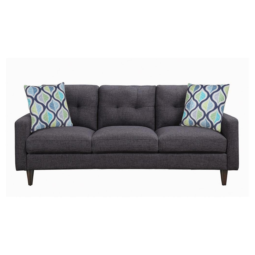 Watsonville Tufted Back Sofa Grey 552001