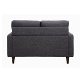 Watsonville Tufted Back Loveseat Grey 552002