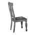 \SIDE CHAIR, ANTIQUE GREY & COFFEE 5520S