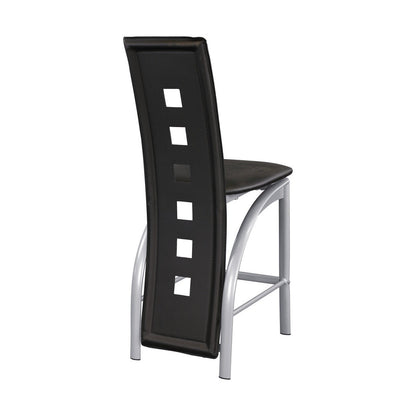 CNTR HGHT CHR, BLK PVC 5532-24