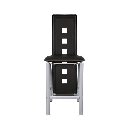 CNTR HGHT CHR, BLK PVC 5532-24