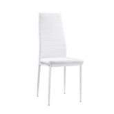 SIDE CHAIR, WHITE P/U 5538WS