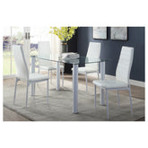 SIDE CHAIR, WHITE P/U 5538WS