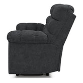 Wilhurst Reclining Sofa with Drop Down Table Ash-5540389