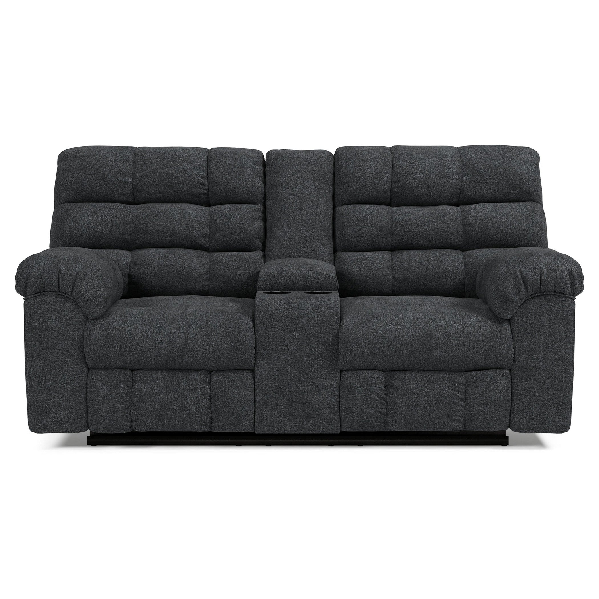 Wilhurst Reclining Loveseat with Console Ash-5540394