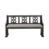 BENCH WITH ARMS,FABRIC SEAT 5559N-14A