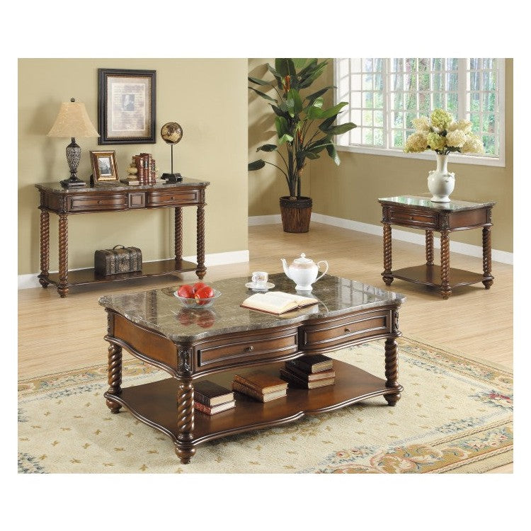 COCKTAIL TABLE, MARBLE TOP 5560-30