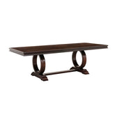 (2) DINING TBL, TRESTLE BASE, CHRY VNER 5562-96*