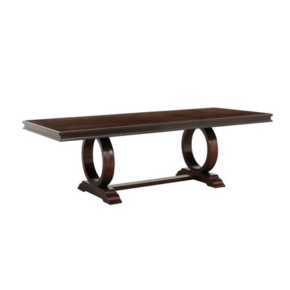(2) DINING TBL, TRESTLE BASE, CHRY VNER 5562-96*