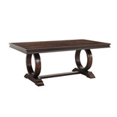 (2) DINING TBL, TRESTLE BASE, CHRY VNER 5562-96*