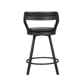 CNTR HGHT CHR, BLK PU 5566-24BK