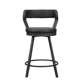 CNTR HGHT CHR, BLK PU 5566-24BK
