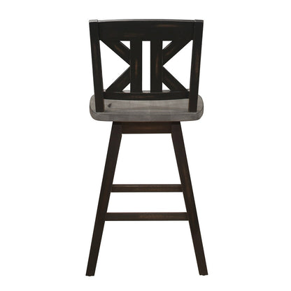 S.CNTR HGHT CHR,SOLID,BLK, K DESIGN 5602-24BKS1