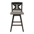 S.CNTR HGHT CHR,SOLID,BLK, K DESIGN 5602-24BKS1