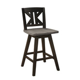 S.CNTR HGHT CHR,SOLID,BLK, K DESIGN 5602-24BKS1