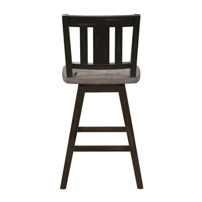 S.CNTR HGHT CHR,SOLID,BLK, SLAT BACK 5602-24BKS2