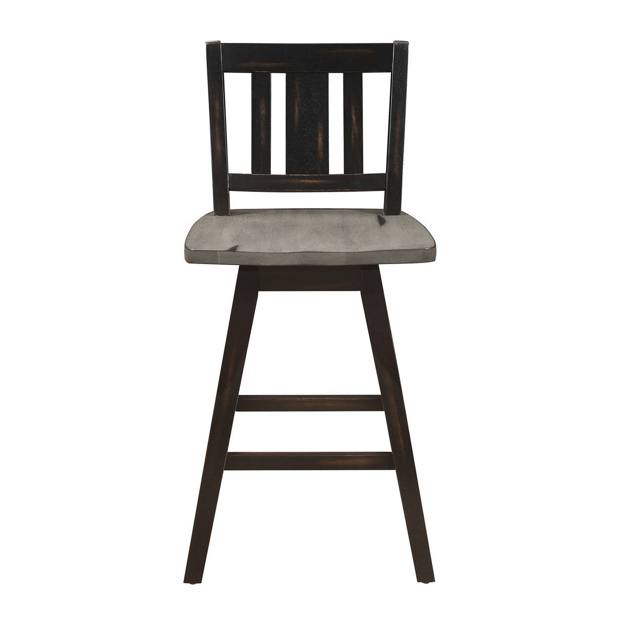 S.CNTR HGHT CHR,SOLID,BLK, SLAT BACK 5602-24BKS2
