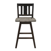 S.CNTR HGHT CHR,SOLID,BLK, SLAT BACK 5602-24BKS2