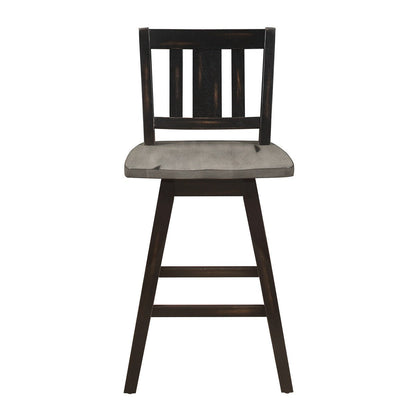 S.CNTR HGHT CHR,SOLID,BLK, SLAT BACK 5602-24BKS2