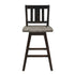 S.CNTR HGHT CHR,SOLID,BLK, SLAT BACK 5602-24BKS2