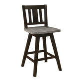 S.CNTR HGHT CHR,SOLID,BLK, SLAT BACK 5602-24BKS2