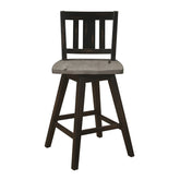 S.CNTR HGHT CHR,SOLID,BLK, SLAT BACK 5602-24BKS2