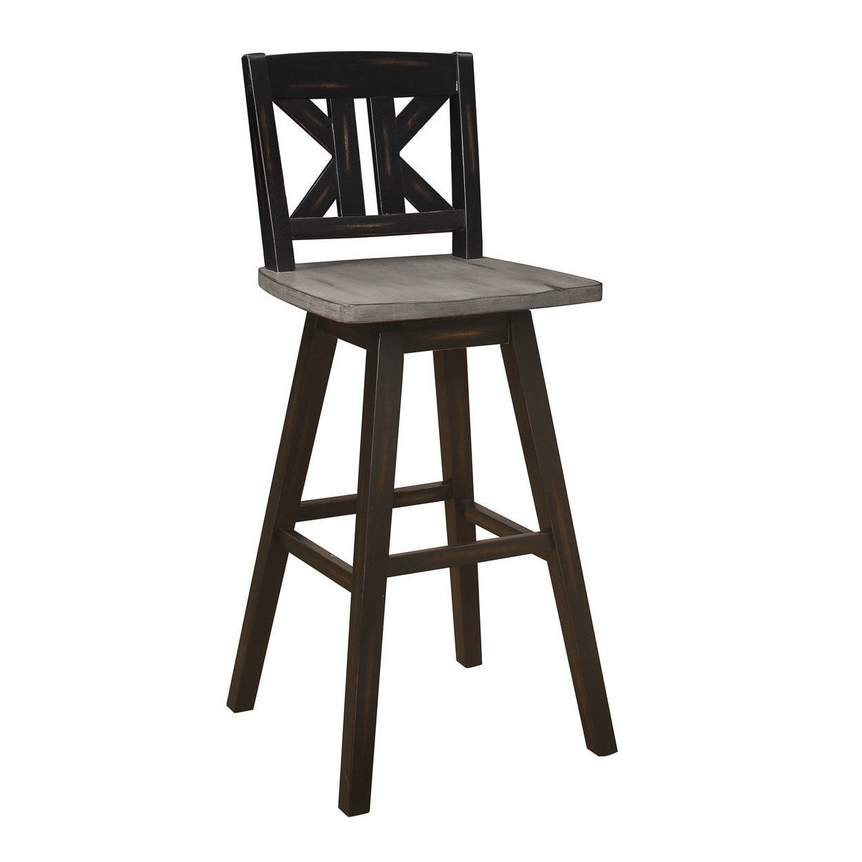 Swivel Pub Height Chair 5602-29BKS1