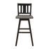 Swivel Pub Height Chair 5602-29BKS2