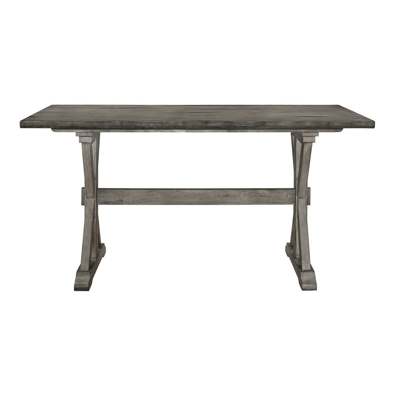 CNTR HGHT TBL, SOLID RUBBERWOOD, ANT.GRAY SAND THRU 5602-36