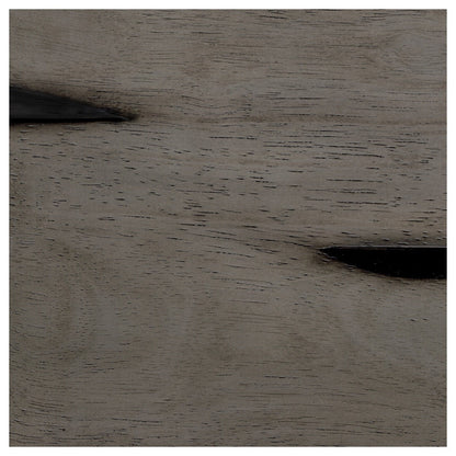 CNTR HGHT TBL, SOLID RUBBERWOOD, ANT.GRAY SAND THRU 5602-36