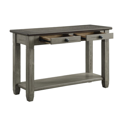 SOFA TBL W/2 DRAWERS 5627GY-05