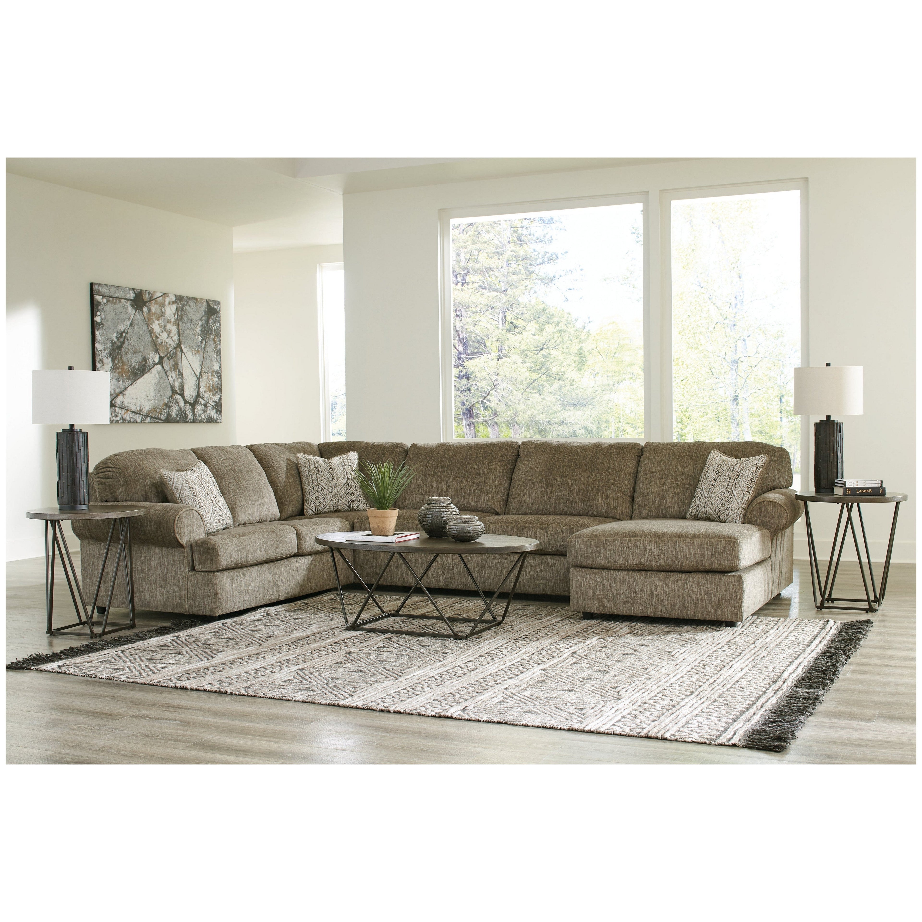 Hoylake 3-Piece Sectional with Chaise Ash-56402S1