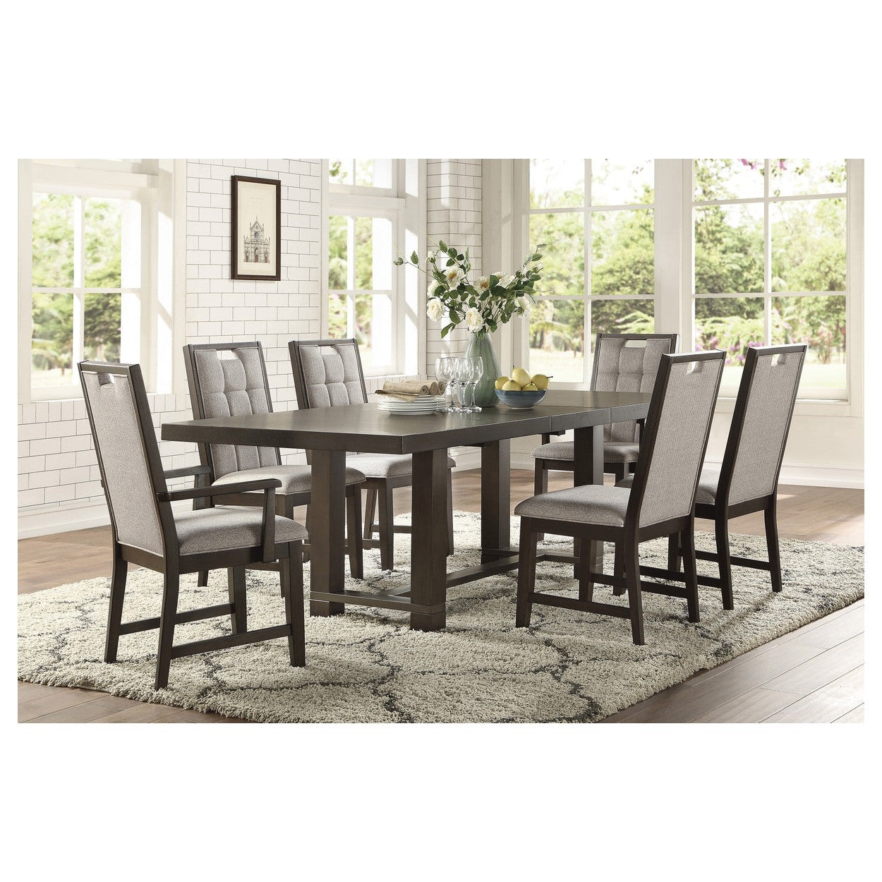 DINING TABLE W/SELF STORING LEAF 5654-92