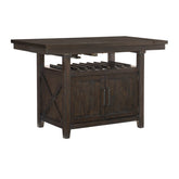 (2) CNTR HGHT TBL W/STRG, PINE&ACACIA VNER 5655-36*