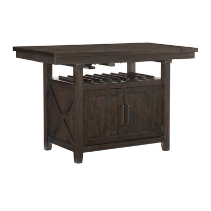 (2) CNTR HGHT TBL W/STRG, PINE&amp;ACACIA VNER 5655-36*