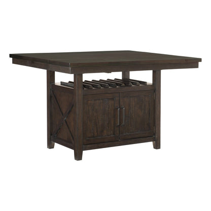 (2) CNTR HGHT TBL W/STRG, PINE&amp;ACACIA VNER 5655-36*