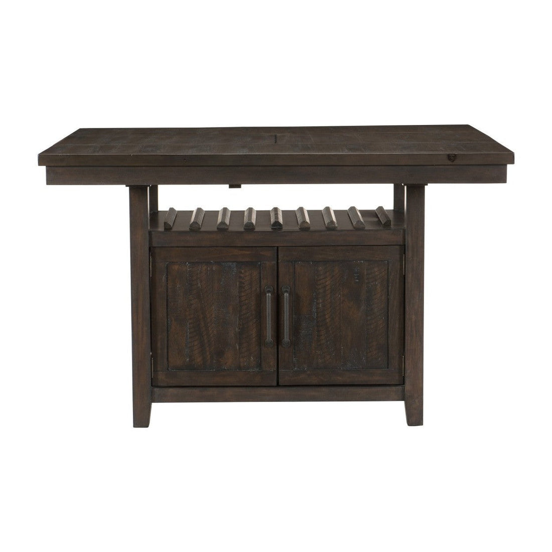 (2) CNTR HGHT TBL W/STRG, PINE&amp;ACACIA VNER 5655-36*